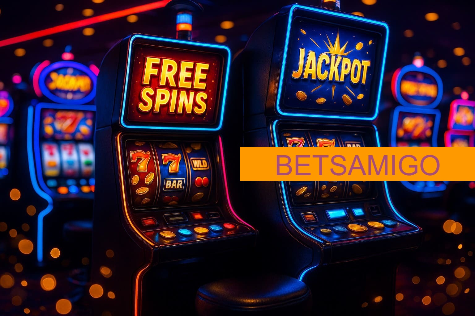 Diversos jogos de caça-níqueis